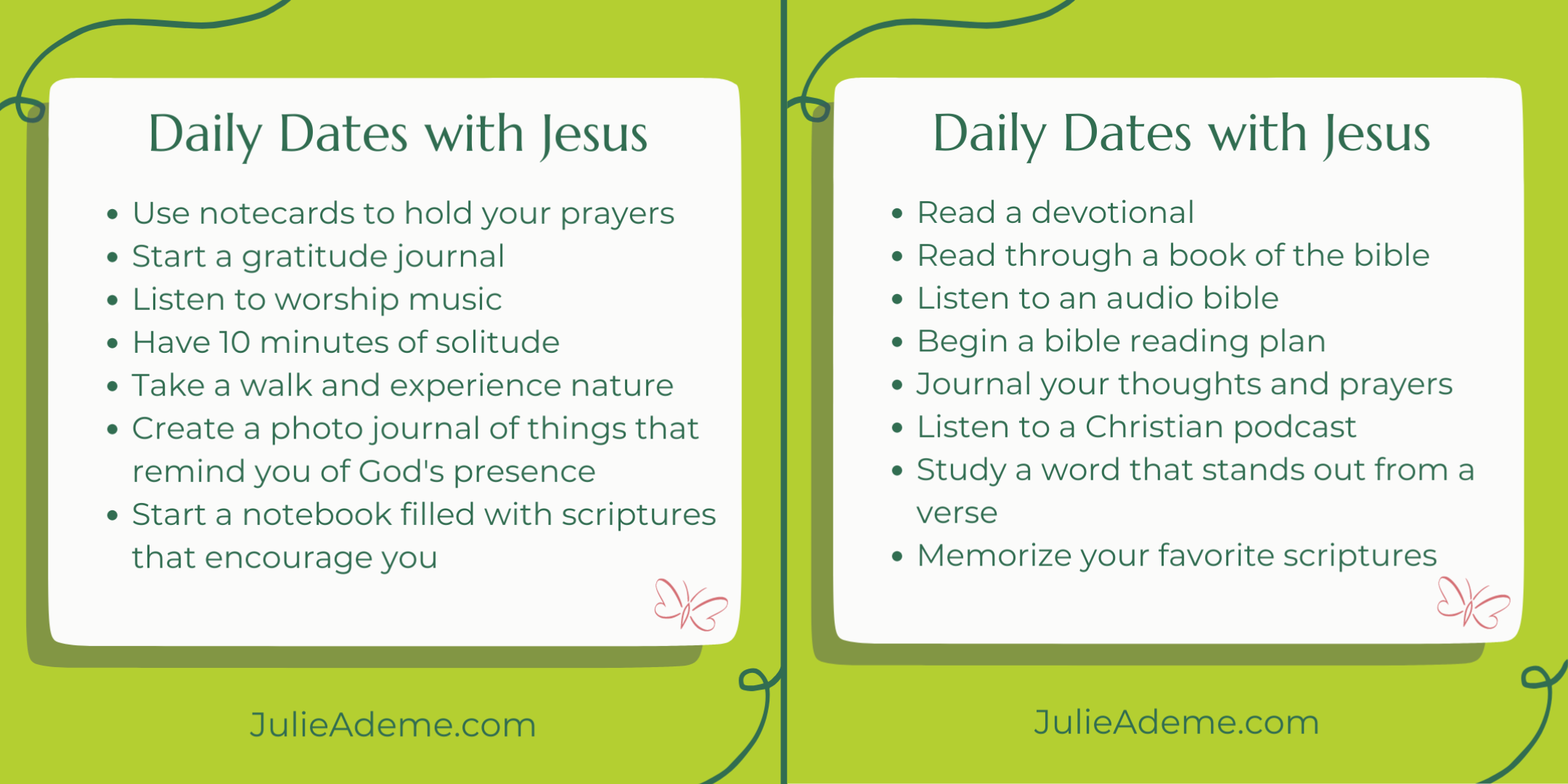 Daily dates with Jesus help us thrive