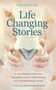 Life Changing Stories devotional book cover — a multi-author collection featuring Julie Ademe