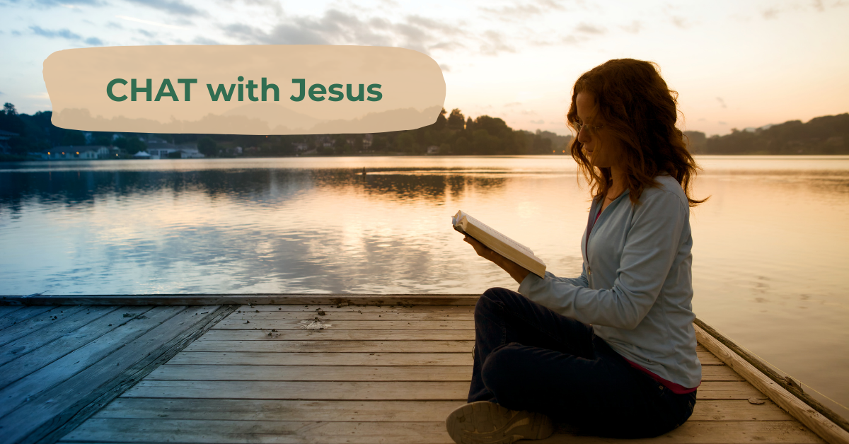 Woman studying bible
