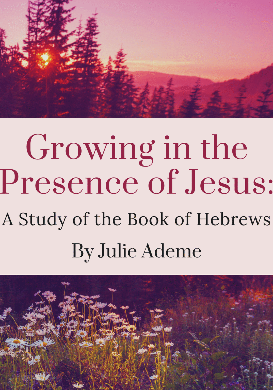 Growing in the Presence Of Jesus: A Study of the Book of Hebrews